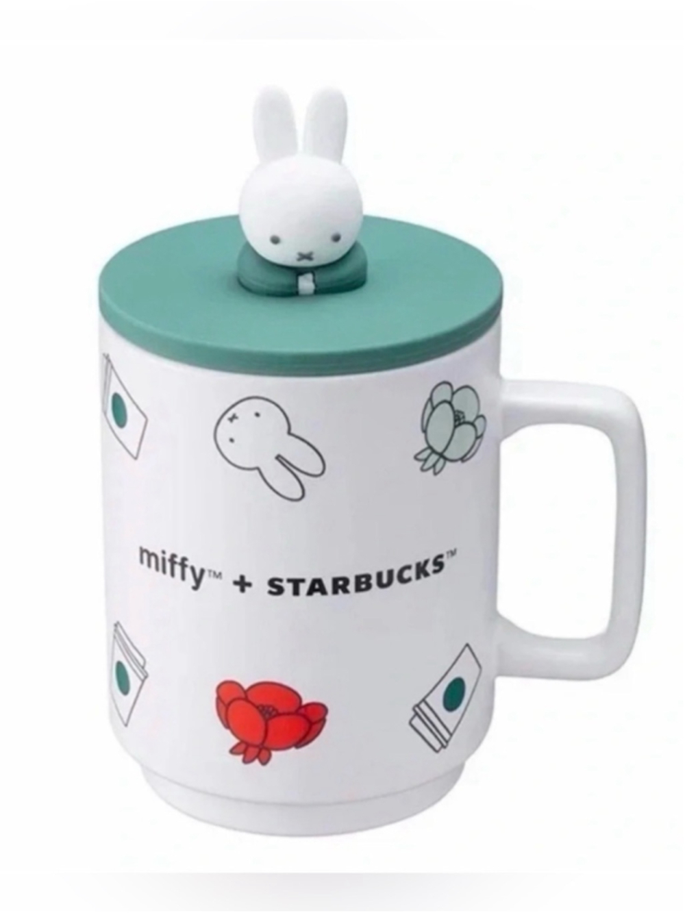 Starbucks x Miffy Limited Edition Ceramic Mug With 3D Miffy Lid 2026 Collection - Picture 2 of 15